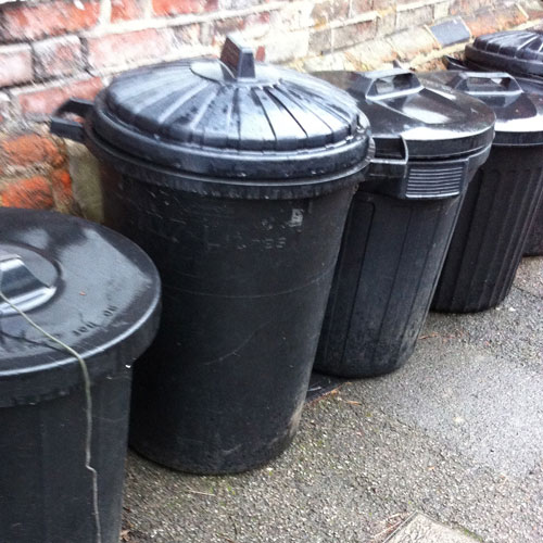 Putting bins away For Highgate