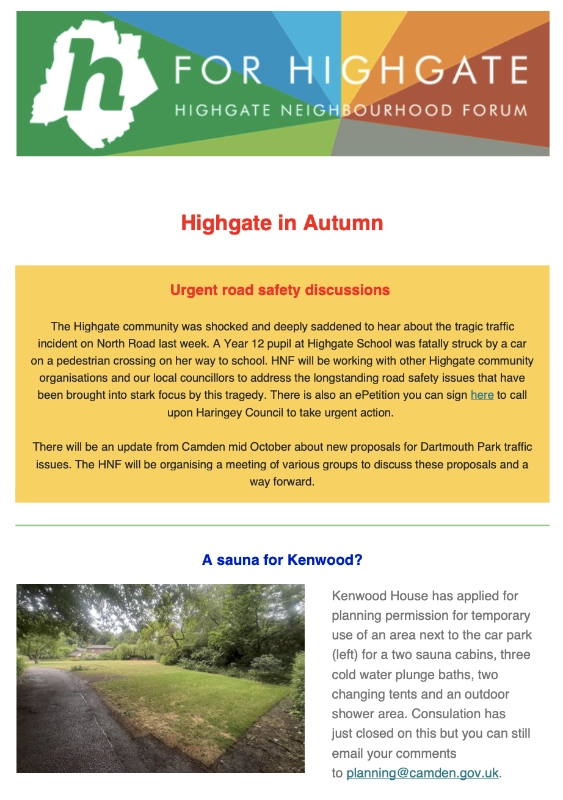 Autumn 2026 newsletter